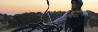 ï»¿KHE Bike al tramonto